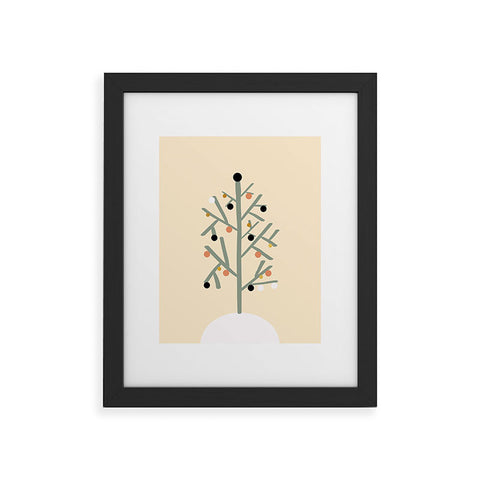 Viviana Gonzalez Light and cozy holiday Framed Art Print