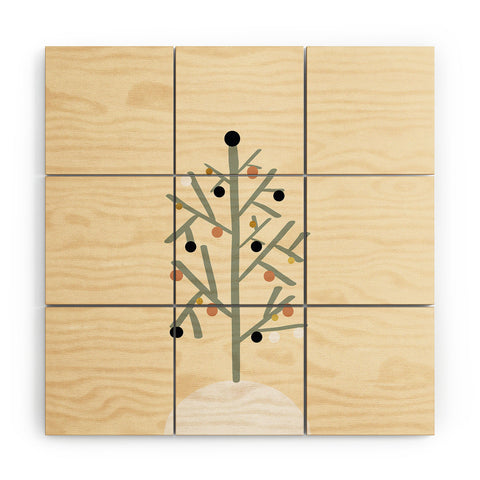 Viviana Gonzalez Light and cozy holiday Wood Wall Mural