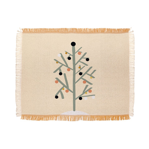 Viviana Gonzalez Light and cozy holiday Throw Blanket