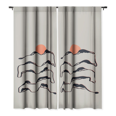 Viviana Gonzalez Lineart mountains experience 2 Blackout Non Repeat