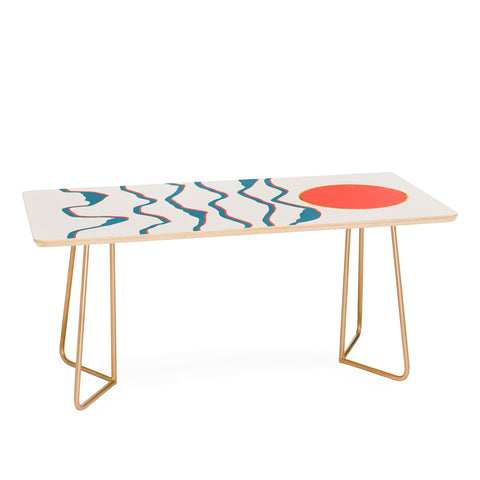 Viviana Gonzalez Lineart mountains experience1 Coffee Table