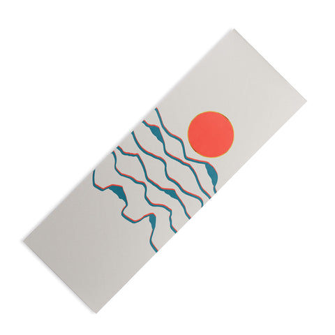 Viviana Gonzalez Lineart mountains experience1 Yoga Mat