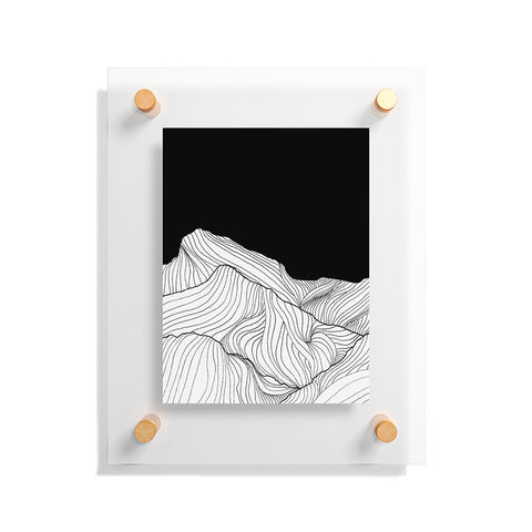 Viviana Gonzalez Lines in the mountains II Floating Acrylic Print
