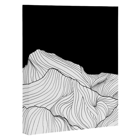 Viviana Gonzalez Lines in the mountains II Art Canvas