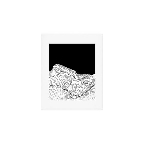 Viviana Gonzalez Lines in the mountains II Art Print
