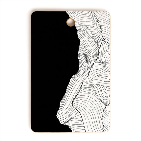 Viviana Gonzalez Lines in the mountains II Cutting Board Rectangle