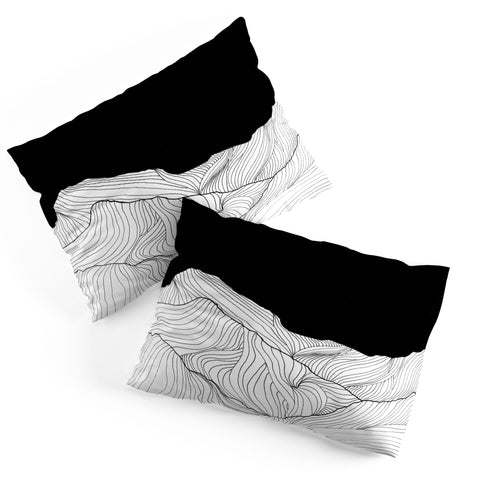 Viviana Gonzalez Lines in the mountains II Pillow Shams