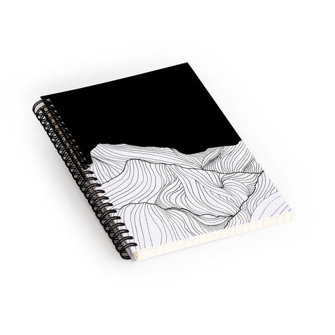 Viviana Gonzalez Lines in the mountains II Spiral Notebook