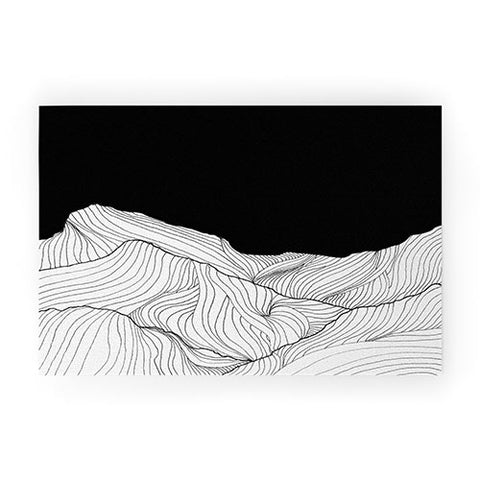 Viviana Gonzalez Lines in the mountains II Welcome Mat