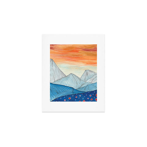 Viviana Gonzalez Lines in the mountains III Art Print