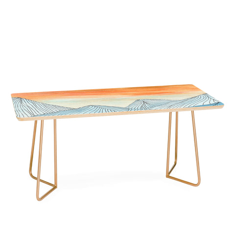 Viviana Gonzalez Lines in the mountains III Coffee Table