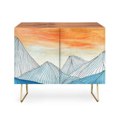 Viviana Gonzalez Lines in the mountains III Credenza