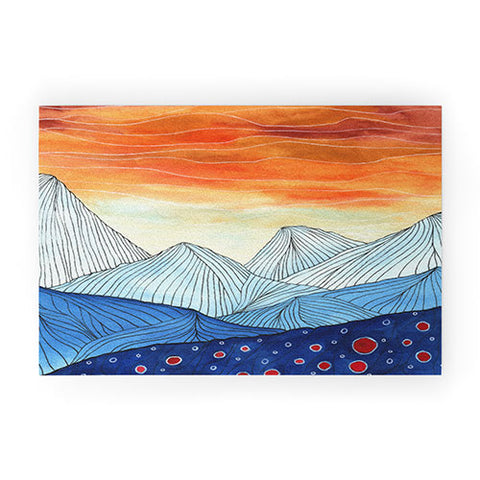 Viviana Gonzalez Lines in the mountains III Welcome Mat