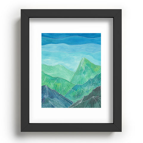 Viviana Gonzalez Lines in the mountains IV Recessed Framing Rectangle