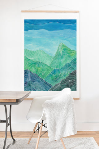 Viviana Gonzalez Lines in the mountains IV Art Print And Hanger