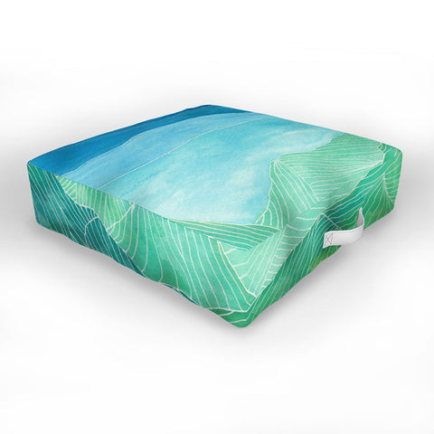 Viviana Gonzalez Lines in the mountains IV Outdoor Floor Cushion