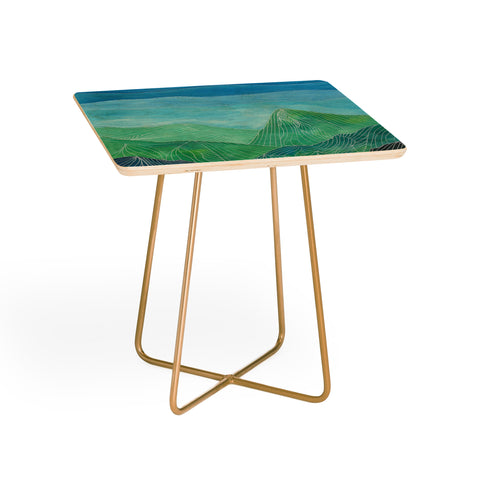 Viviana Gonzalez Lines in the mountains IV Side Table