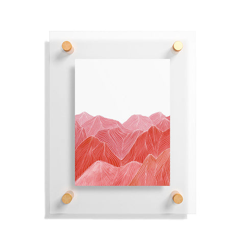 Viviana Gonzalez Lines in the mountains IX Floating Acrylic Print