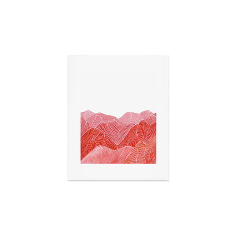 Viviana Gonzalez Lines in the mountains IX Art Print