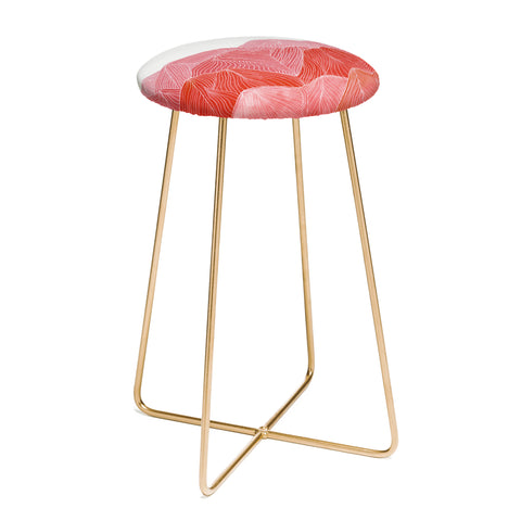 Viviana Gonzalez Lines in the mountains IX Counter Stool