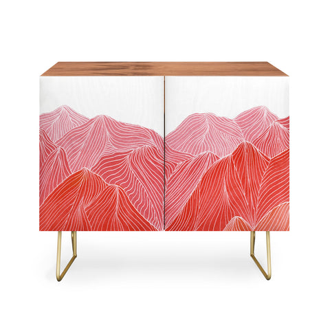 Viviana Gonzalez Lines in the mountains IX Credenza
