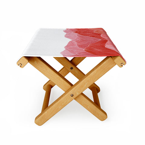 Viviana Gonzalez Lines in the mountains IX Folding Stool