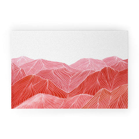 Viviana Gonzalez Lines in the mountains IX Welcome Mat