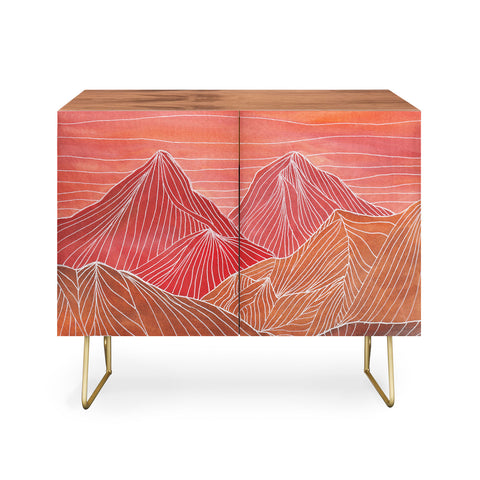 Viviana Gonzalez Lines in the mountains V Credenza
