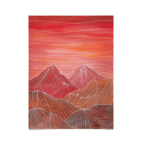 Viviana Gonzalez Lines in the mountains V Poster