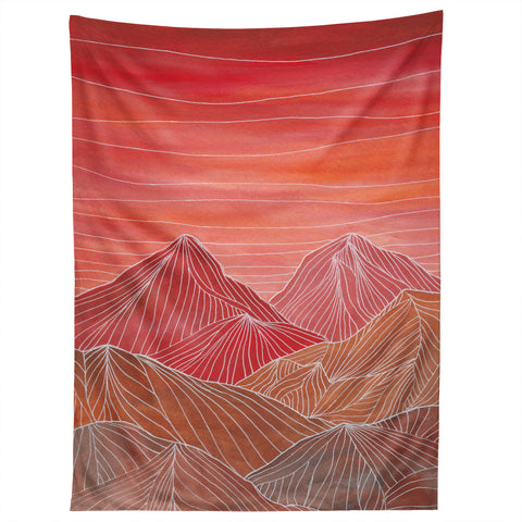 Viviana Gonzalez Lines in the mountains V Tapestry