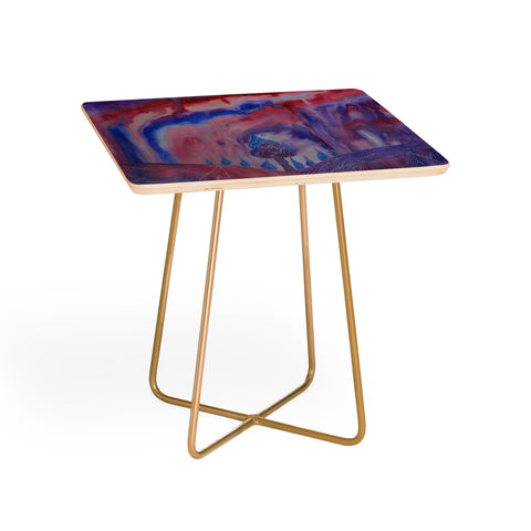 Viviana Gonzalez Lines in the mountains VI Side Table