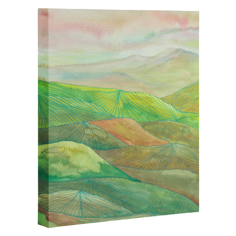Viviana Gonzalez Lines in the mountains VII Art Canvas