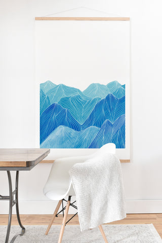 Viviana Gonzalez Lines in the mountains VIII Art Print And Hanger