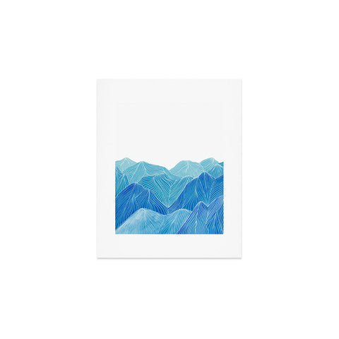Viviana Gonzalez Lines in the mountains VIII Art Print