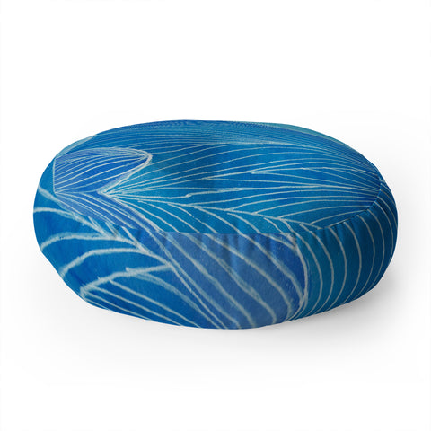 Viviana Gonzalez Lines in the mountains VIII Floor Pillow Round