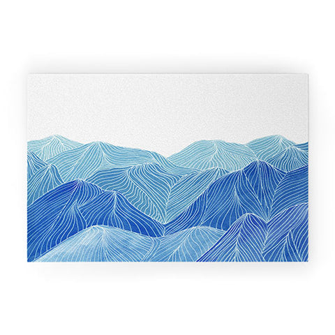 Viviana Gonzalez Lines in the mountains VIII Welcome Mat