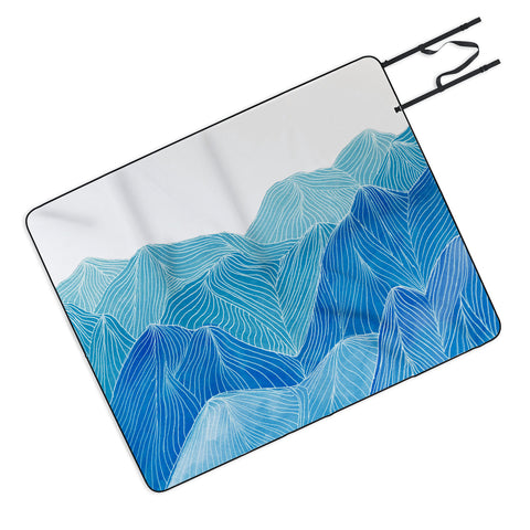 Viviana Gonzalez Lines in the mountains VIII Picnic Blanket