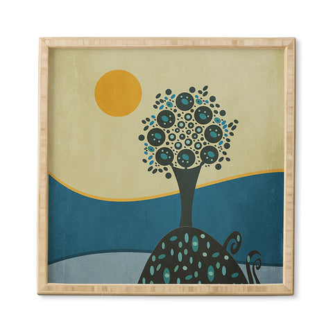 Viviana Gonzalez Lone Tree In The Hills Framed Wall Art