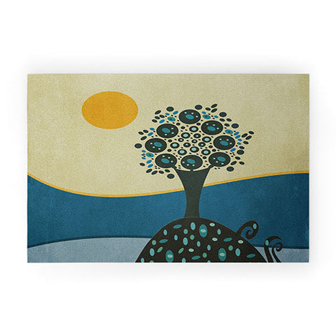 Viviana Gonzalez Lone Tree In The Hills Welcome Mat