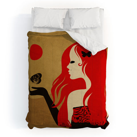 Viviana Gonzalez Madame Butterfly Comforter