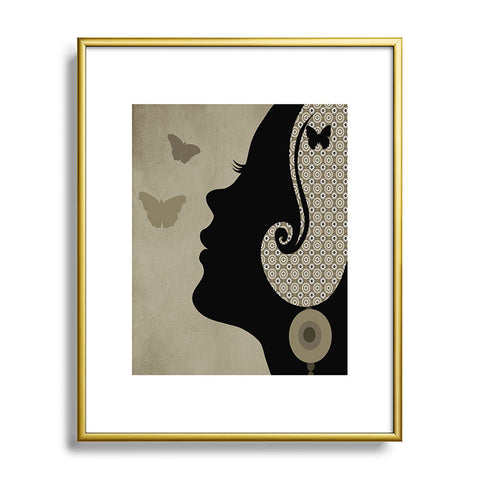 Viviana Gonzalez Madame Butterfly II Metal Framed Art Print