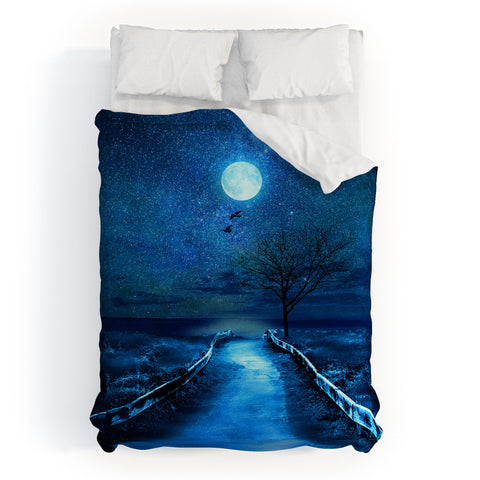 Viviana Gonzalez Magical Moon Duvet Cover