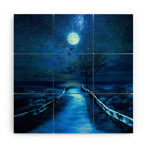 Viviana Gonzalez Magical Moon Wood Wall Mural