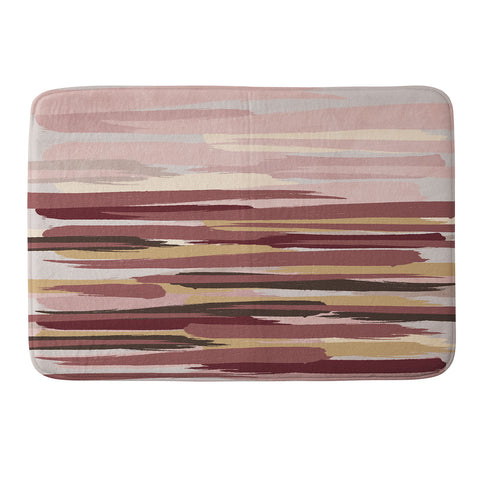 Viviana Gonzalez Marsala Abstract world 01 Memory Foam Bath Mat