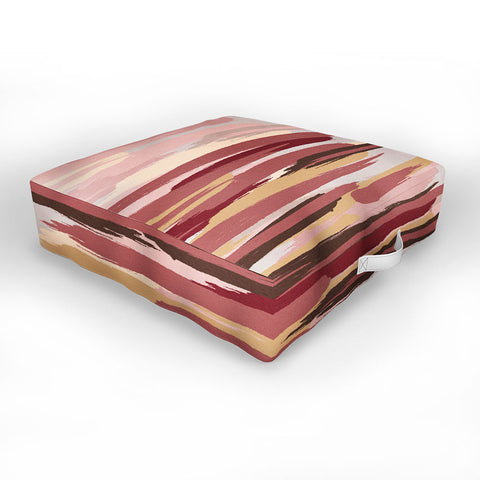 Viviana Gonzalez Marsala Abstract world 01 Outdoor Floor Cushion