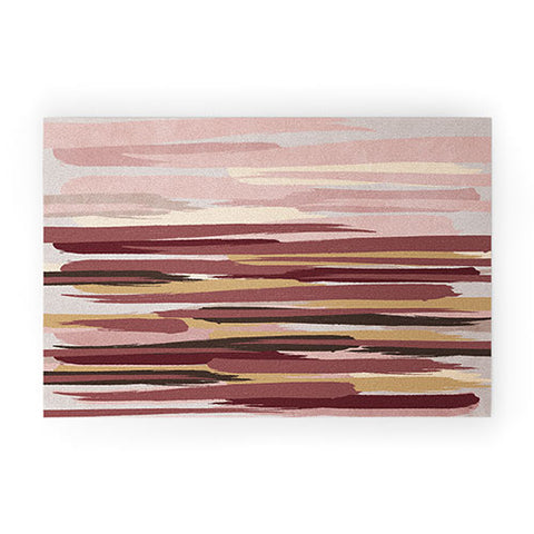 Viviana Gonzalez Marsala Abstract world 01 Welcome Mat