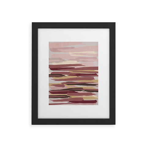 Viviana Gonzalez Marsala Abstract world 01 Framed Art Print