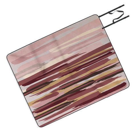 Viviana Gonzalez Marsala Abstract world 01 Picnic Blanket