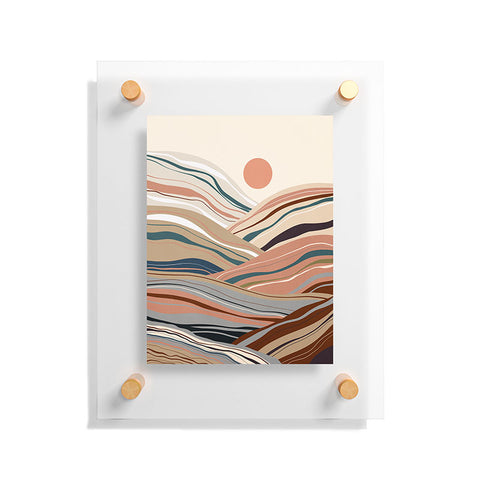Viviana Gonzalez Mineral inspired landscapes 1 Floating Acrylic Print
