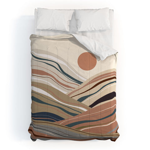 Viviana Gonzalez Mineral inspired landscapes 1 Comforter